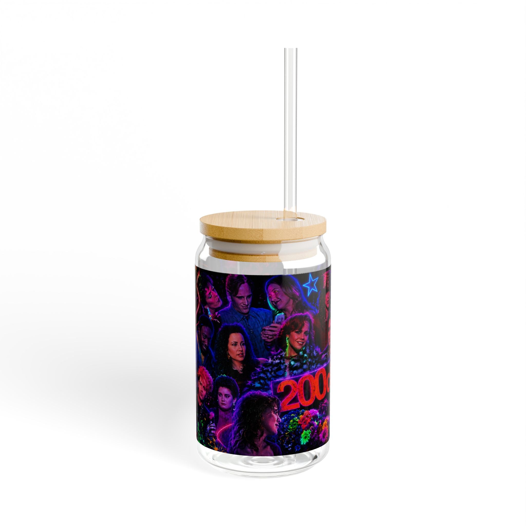 200 Cigarettes — Retro Neon 16oz Glass Can