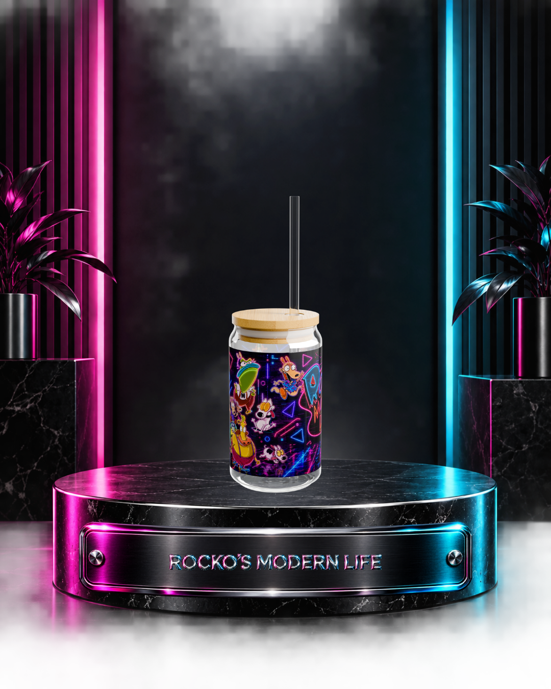 Rocko's Modern Life — Rocko's Neon Life | 16oz Glass Can