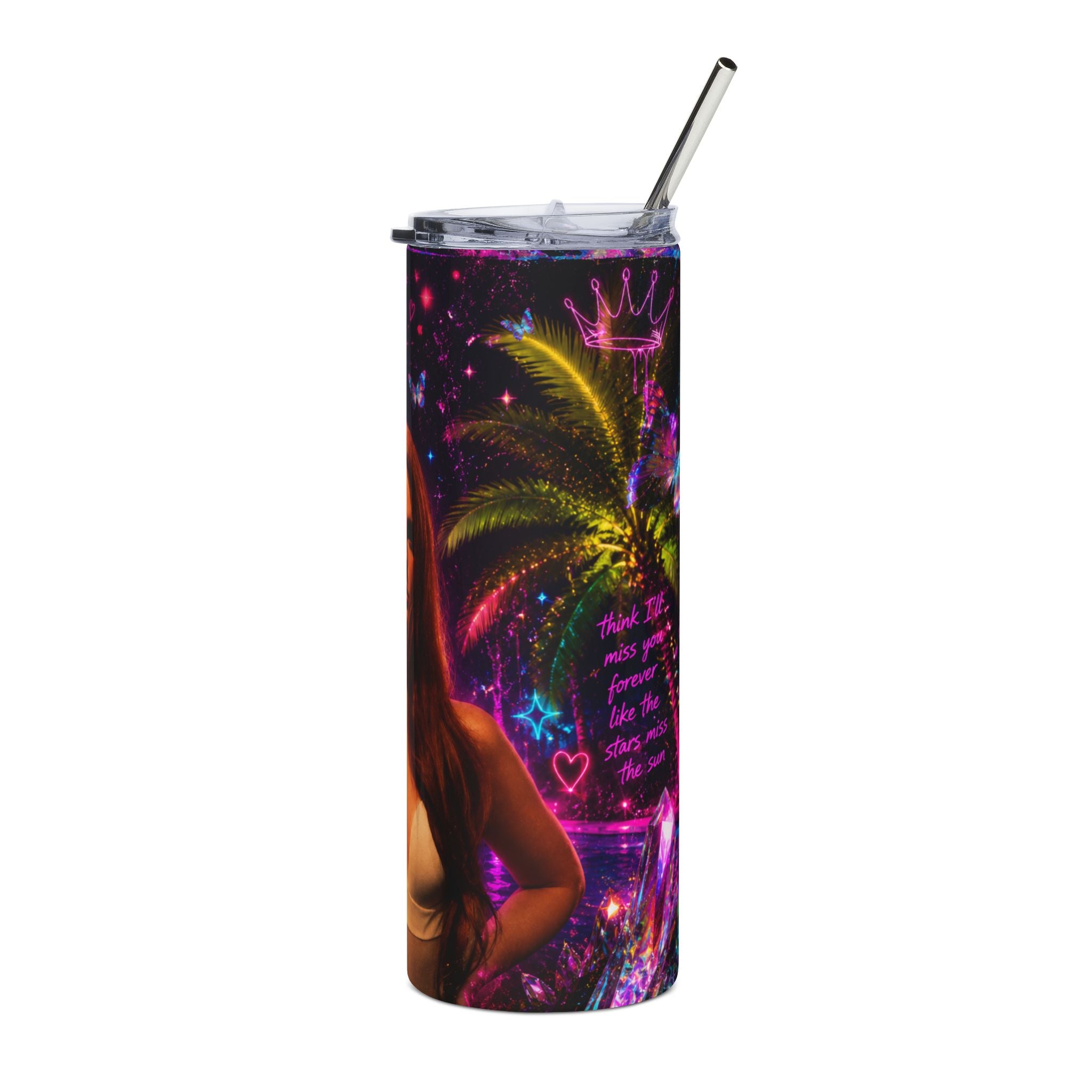Lana Del Rey — Neon Palm Tree Dreams 20oz Tumbler