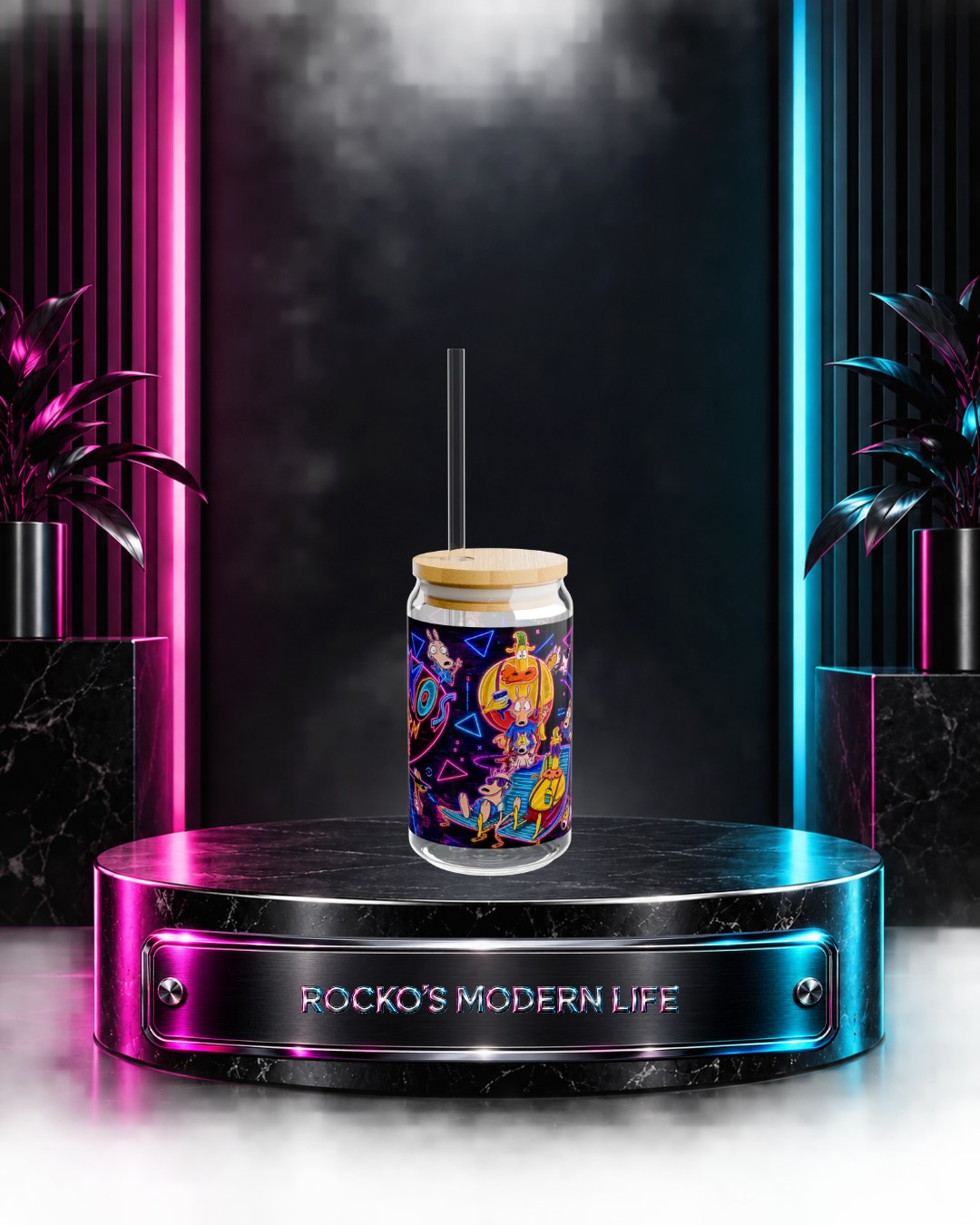 Rocko's Modern Life — Rocko's Neon Life | 16oz Glass Can