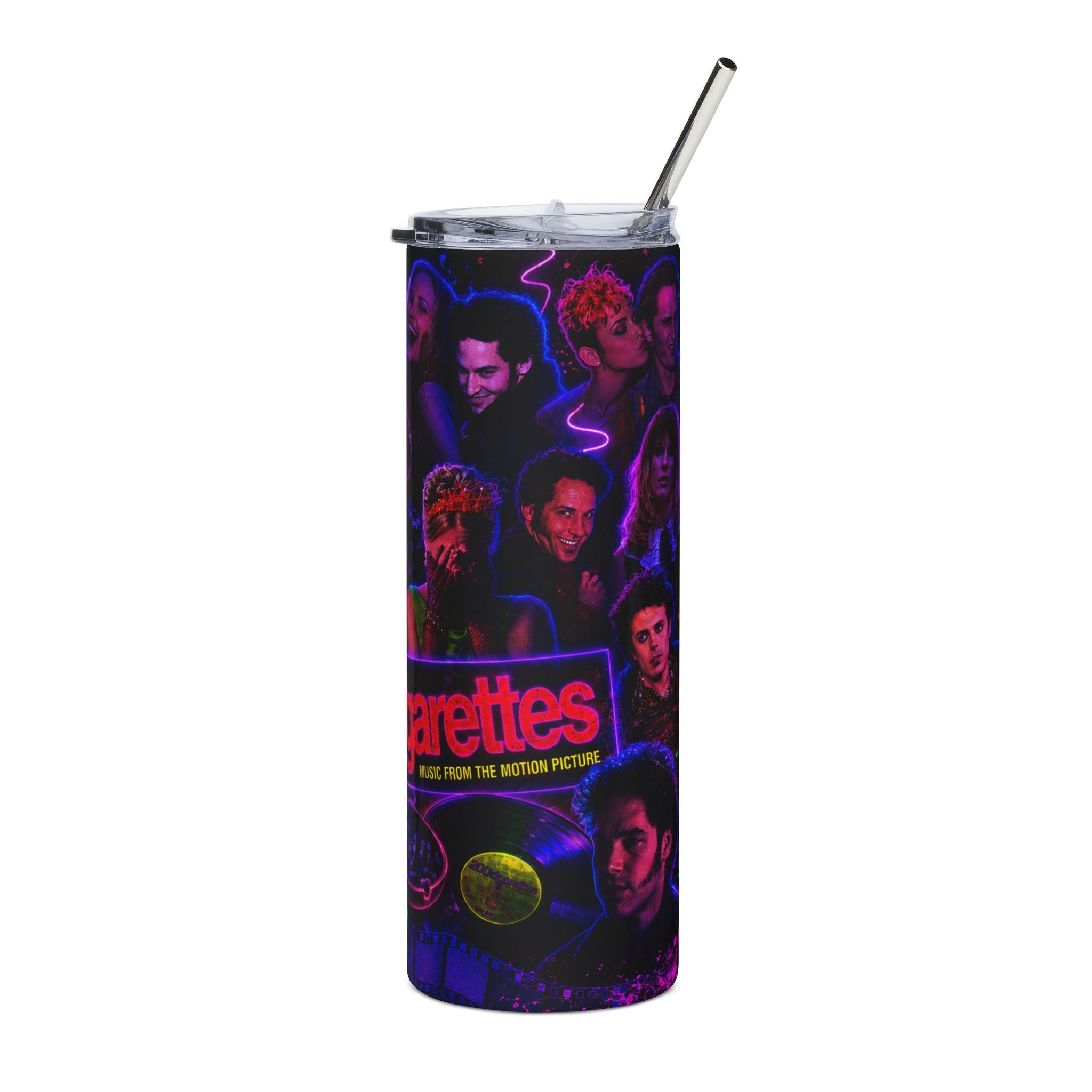 200 Cigarettes — Retro Neon 20oz Tumbler