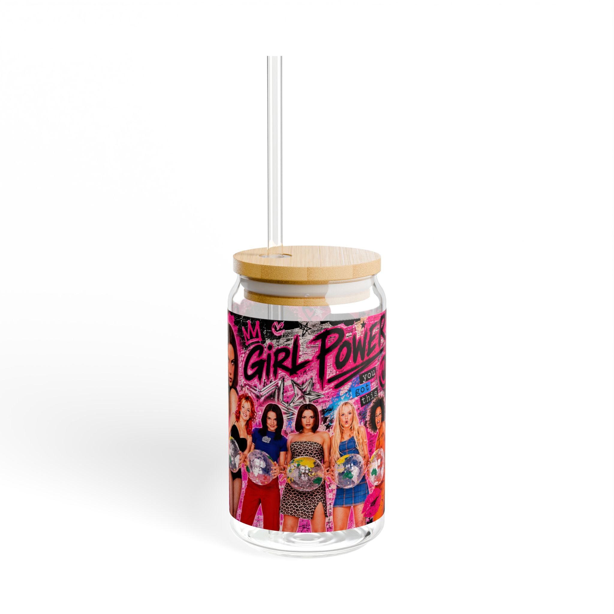 Spice Girls — Y2K Girl Power 16oz Glass Can