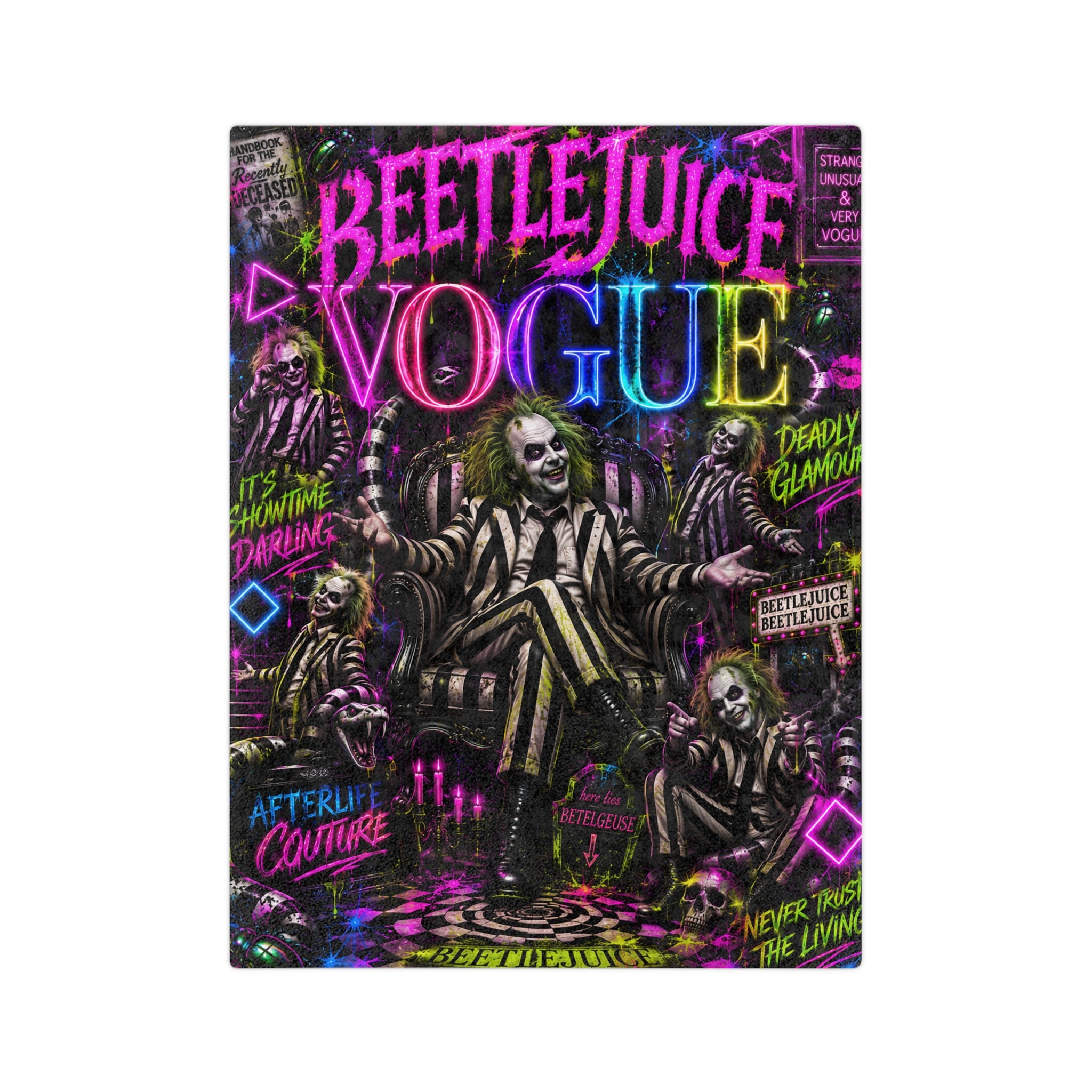 Beetlejuice — Beetlejuice x Vogue Blanket