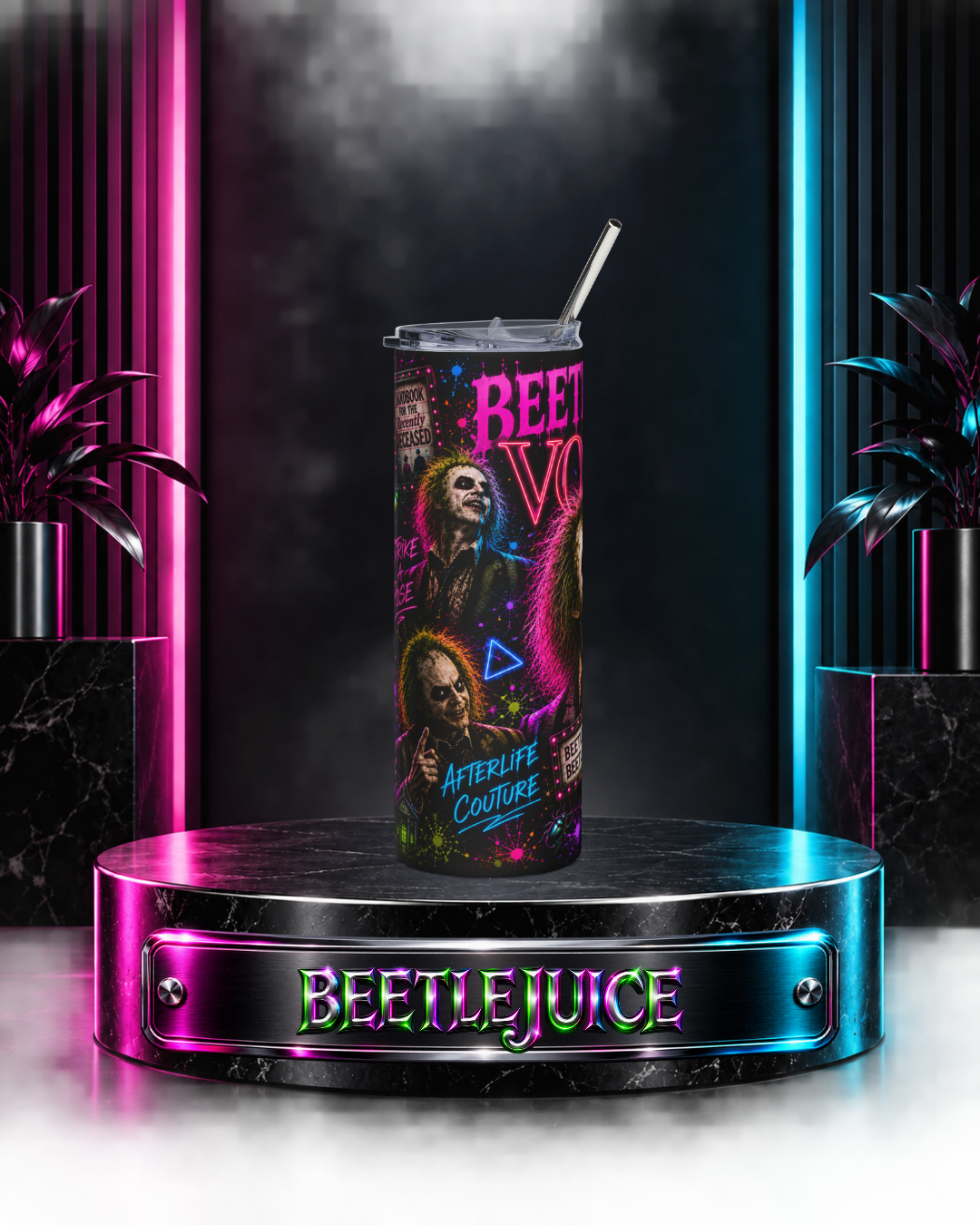 Beetlejuice — Beetlejuice x Vogue | 20oz Tumbler