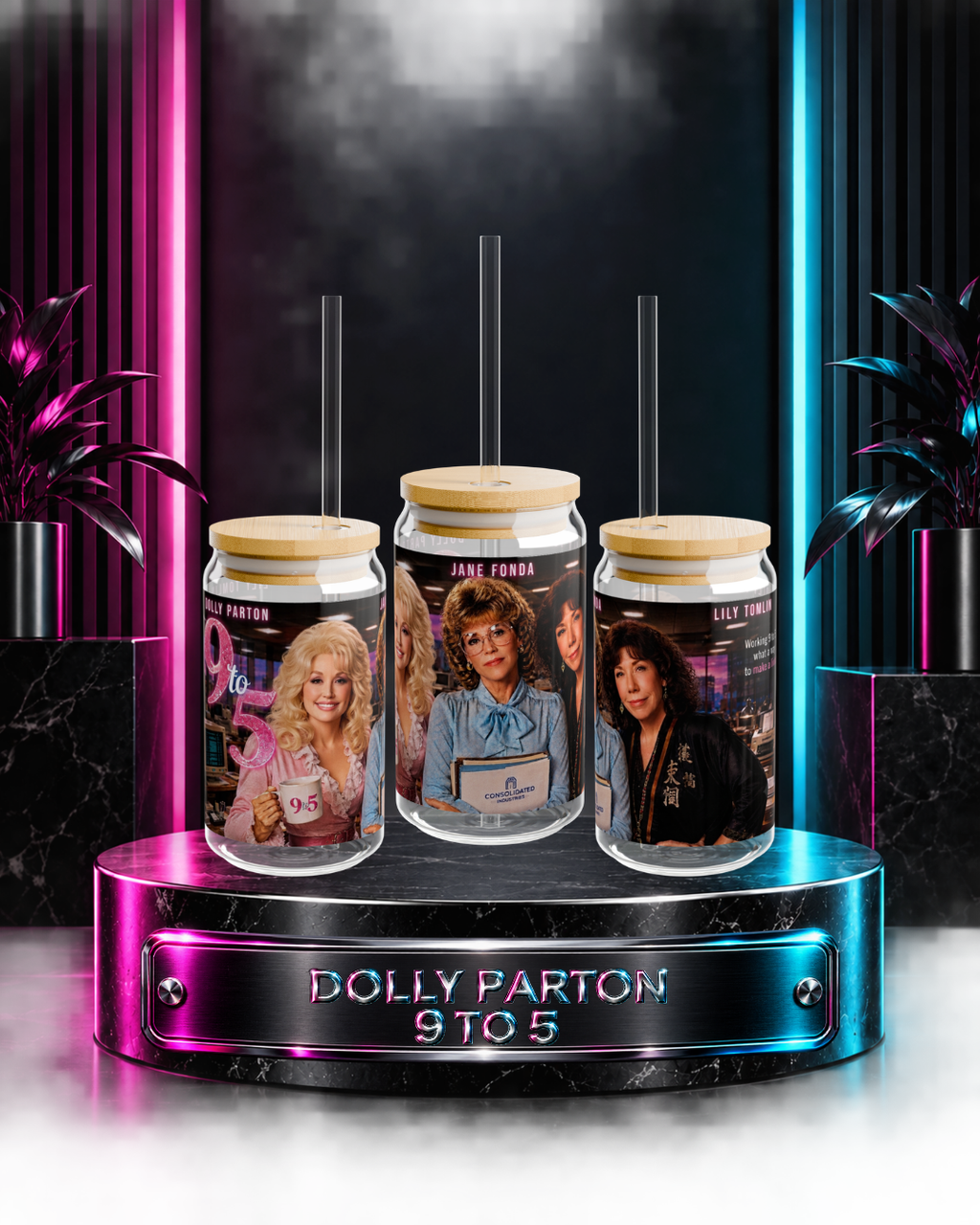 Dolly Parton — 9 to 5 | 16oz Glass Can