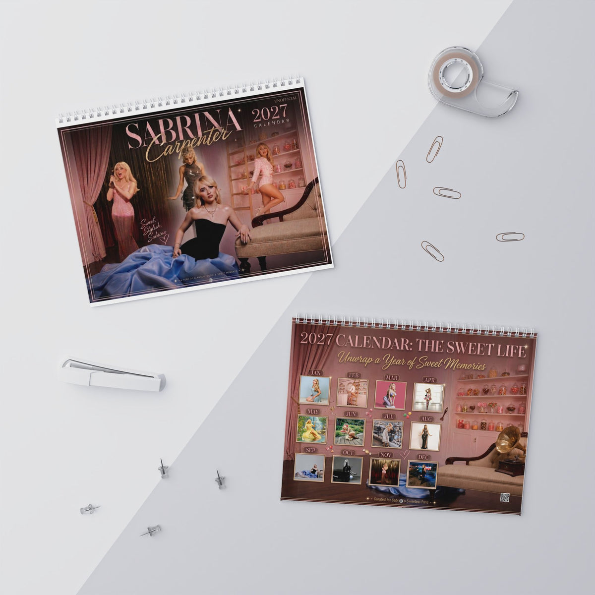Sabrina Carpenter 2027 Wall Calendar | 12-Month Calendar