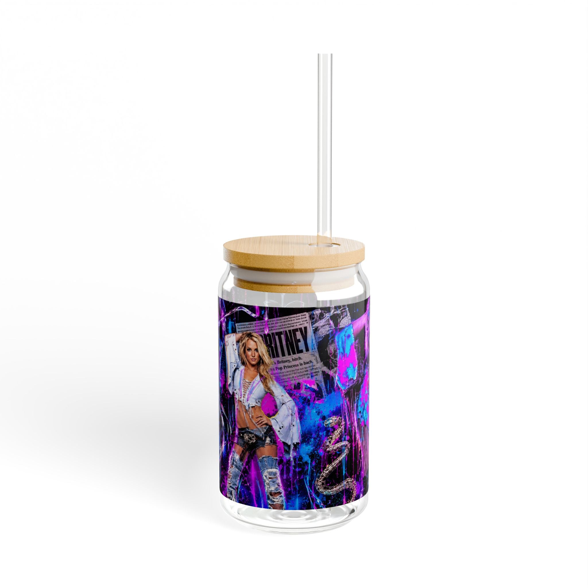 Britney Spears — Neon Rebellion 16oz Glass Can