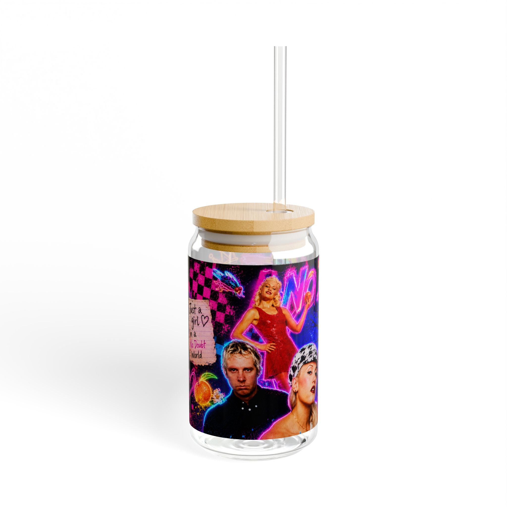 No Doubt — Neon Tragic Kingdom 16oz Glass Can