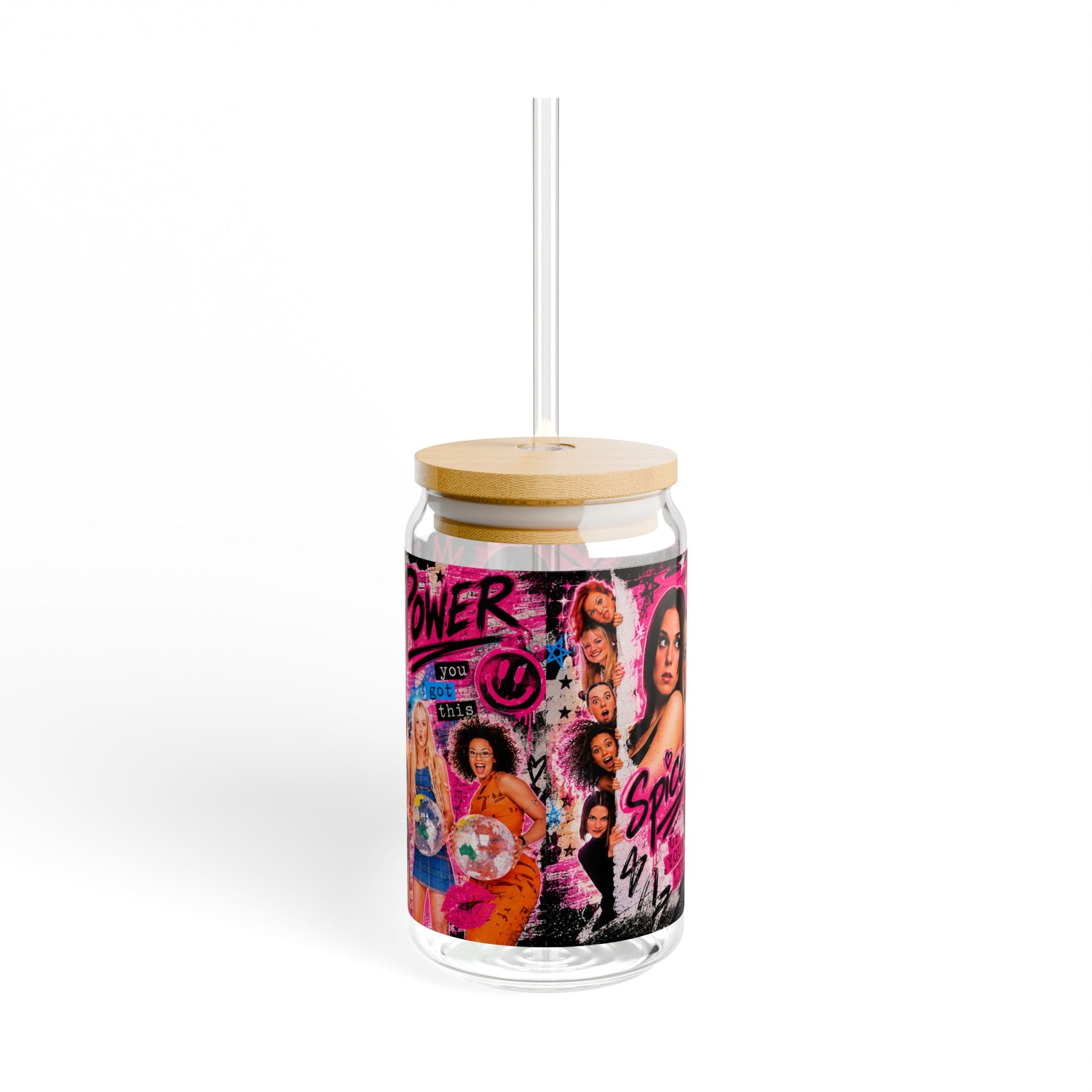 Spice Girls — Y2K Girl Power 16oz Glass Can