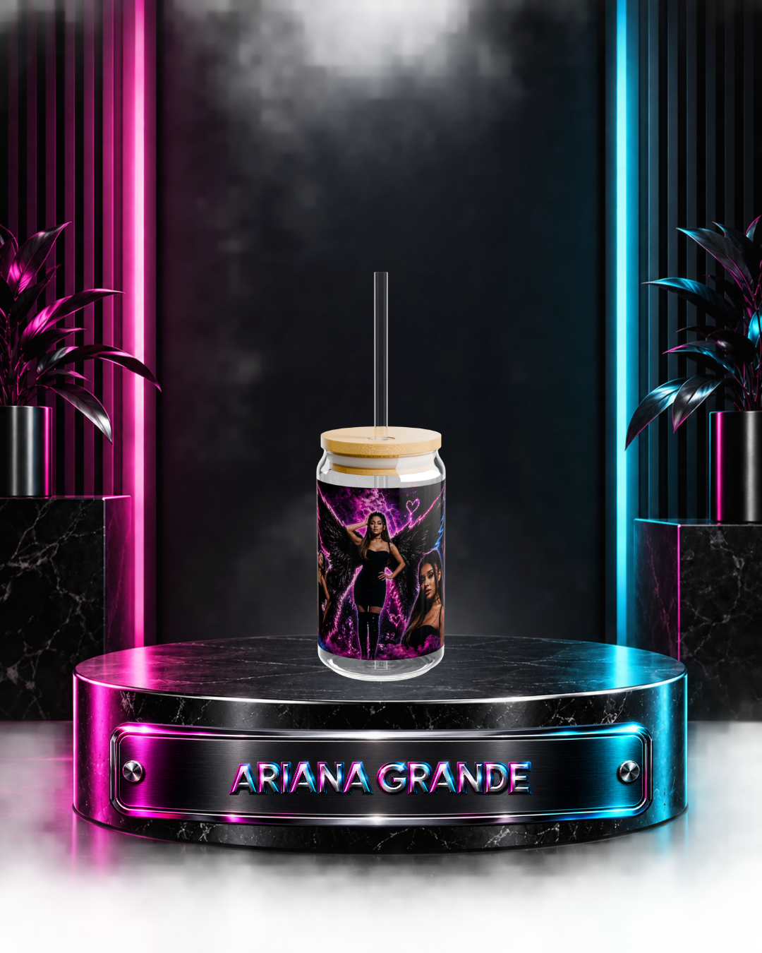 Ariana Grande — Dark Angel | 16oz Glass Can