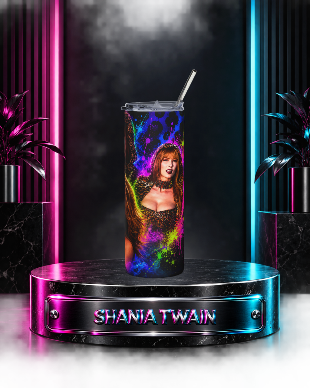 Shania Twain — That Don't Impress Me Much Neon Blast | 20oz Tumbler