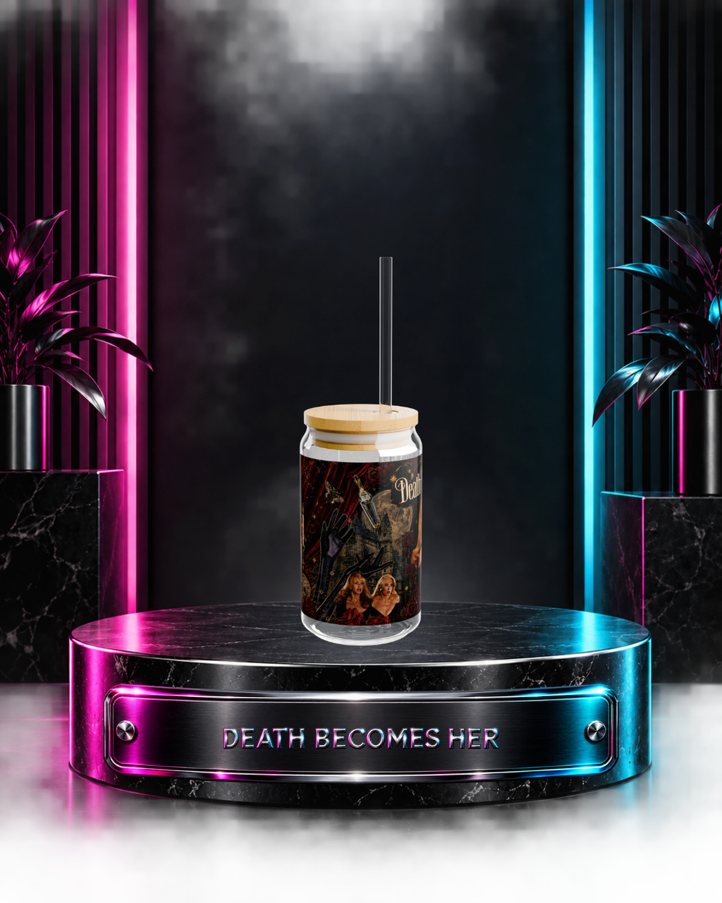 Death Becomes Her — Madeline & Helen | 16oz Glass Can