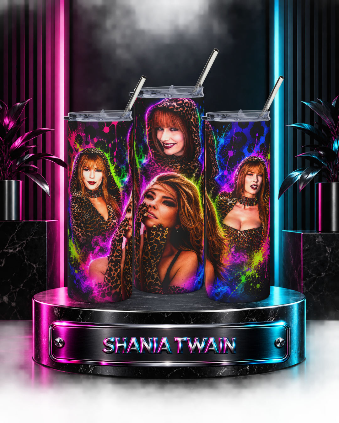 Shania Twain — That Don't Impress Me Much Neon Blast | 20oz Tumbler