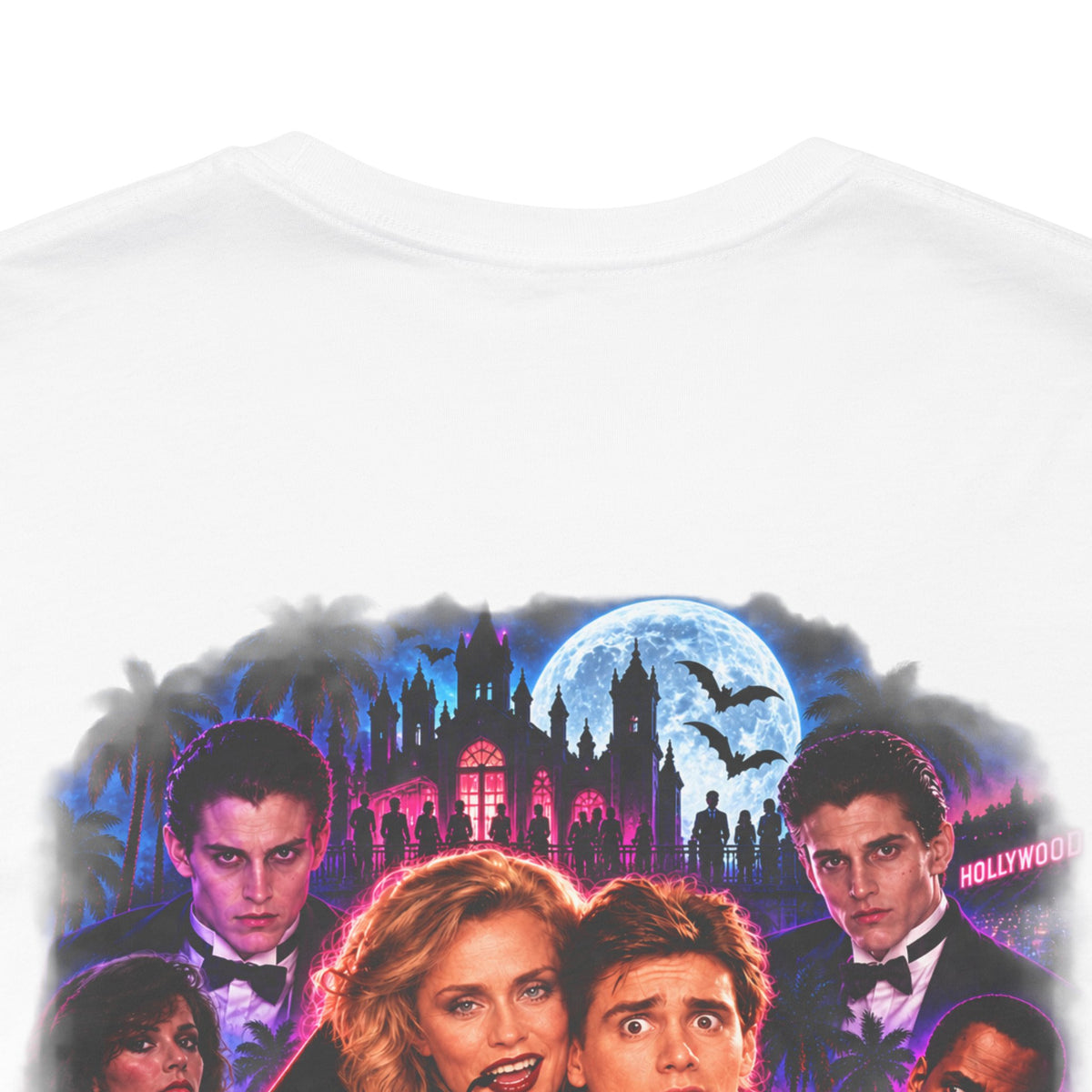 Once Bitten — Neon Fangs & Palm Trees | T-Shirt