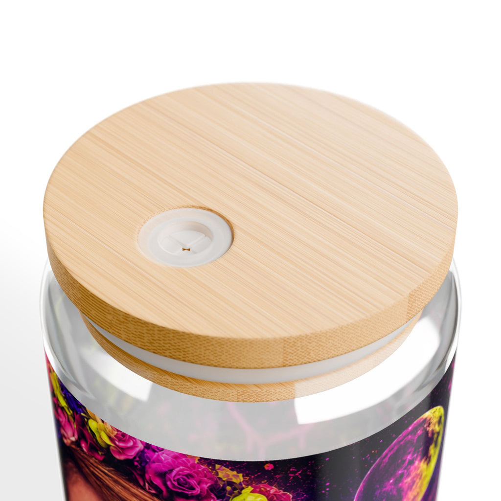 Lana Del Rey — Electric Neon Floral 16oz Glass Can