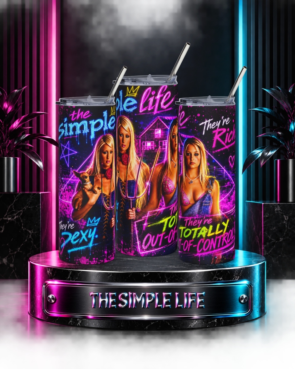 The Simple Life — Paris and Nicole Out Of Control | 20oz Tumbler