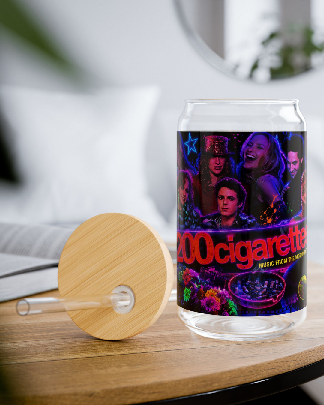 200 Cigarettes — Retro Neon | 16oz Glass Can