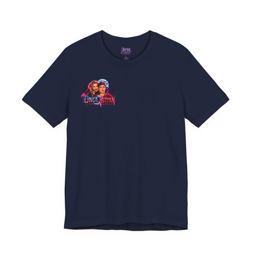 Once Bitten — Neon Fangs & Palm Trees | T-Shirt
