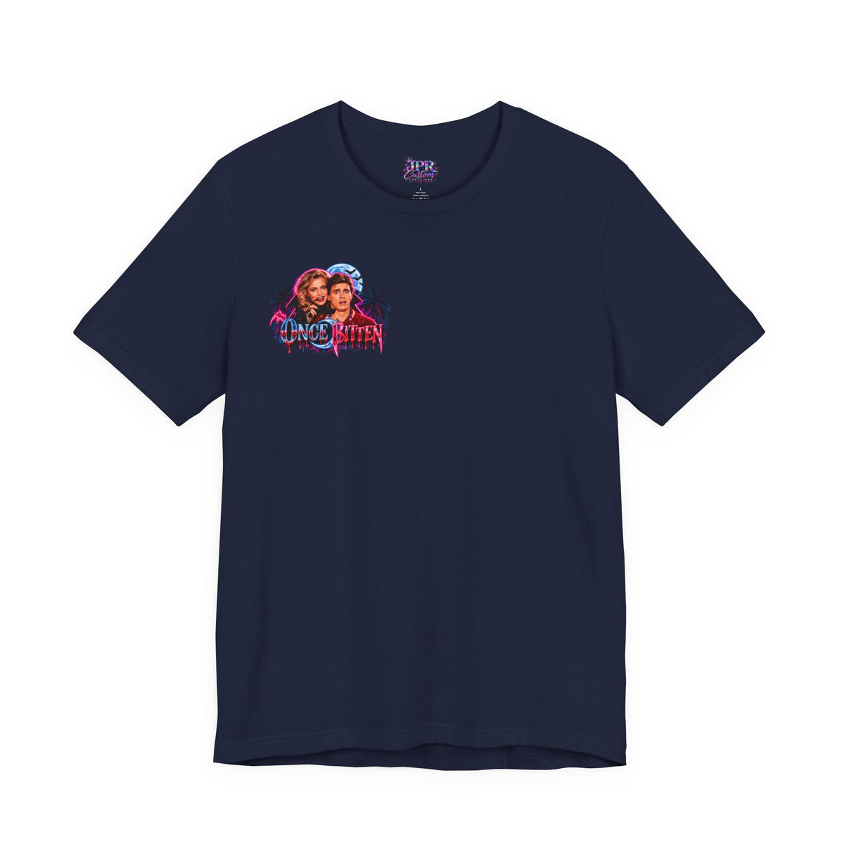 Once Bitten — Neon Fangs & Palm Trees | T-Shirt