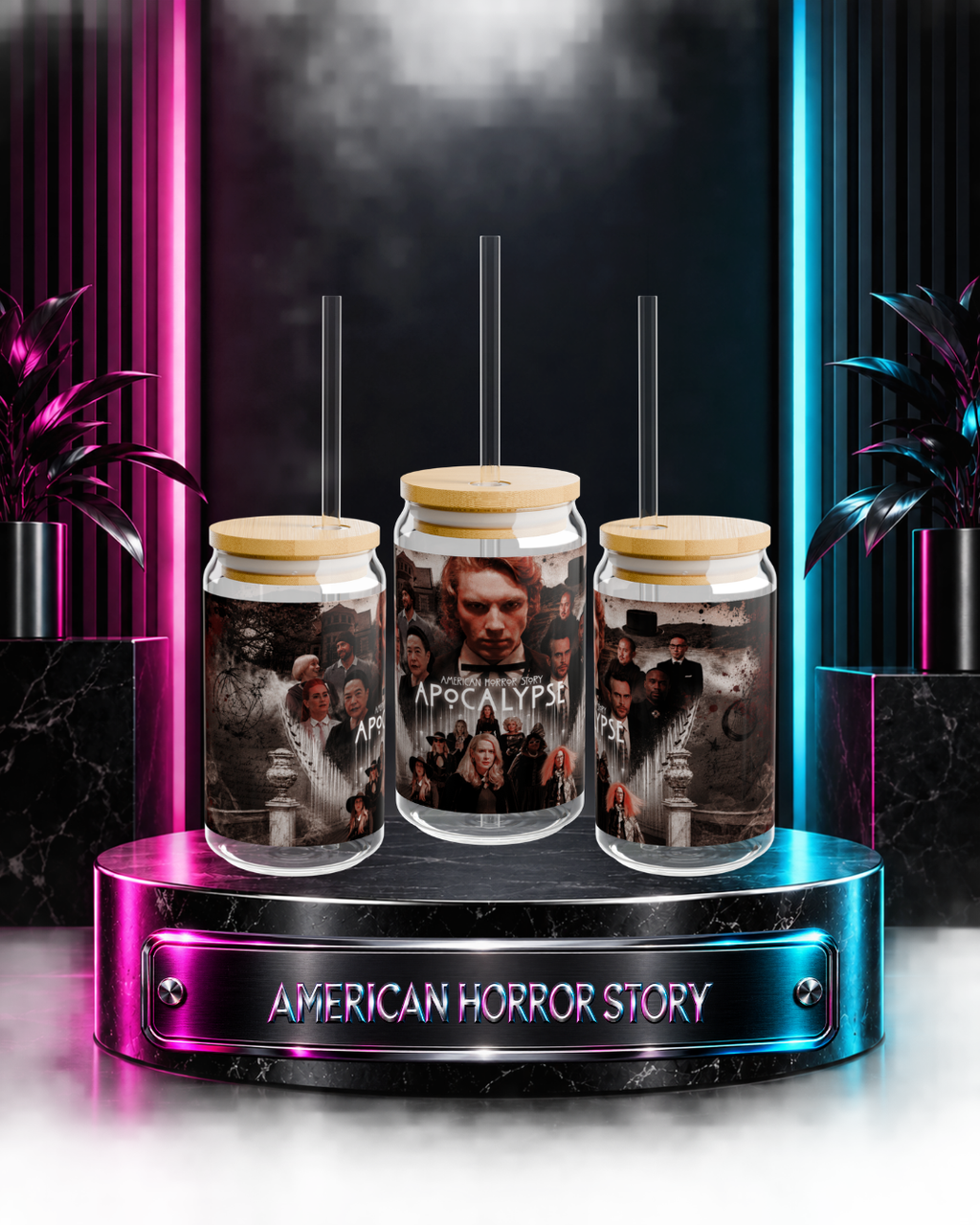 AHS: Apocalypse — Michael Langdon | 16oz Glass Can