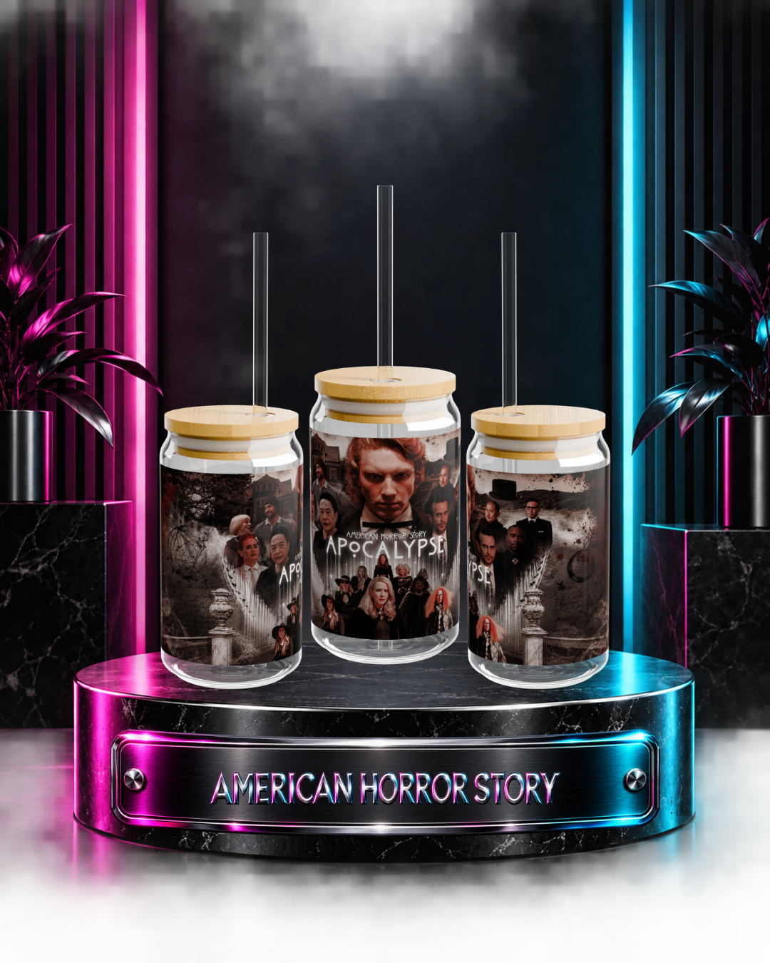 AHS: Apocalypse — Michael Langdon | 16oz Glass Can