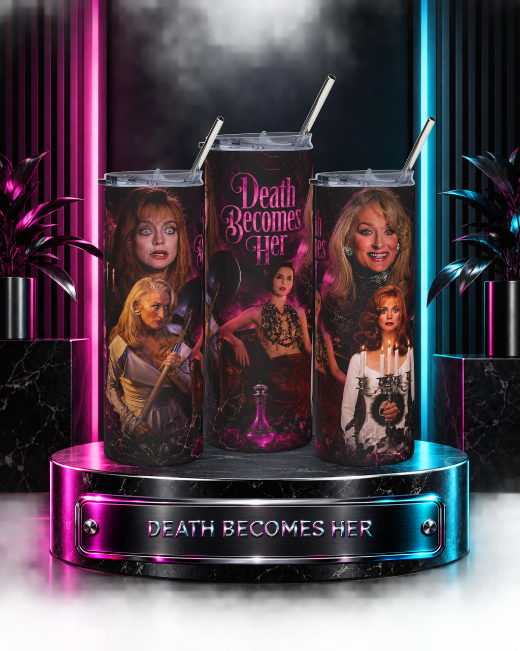 Death Becomes Her — A Kiss of Immortality | 20oz Tumbler