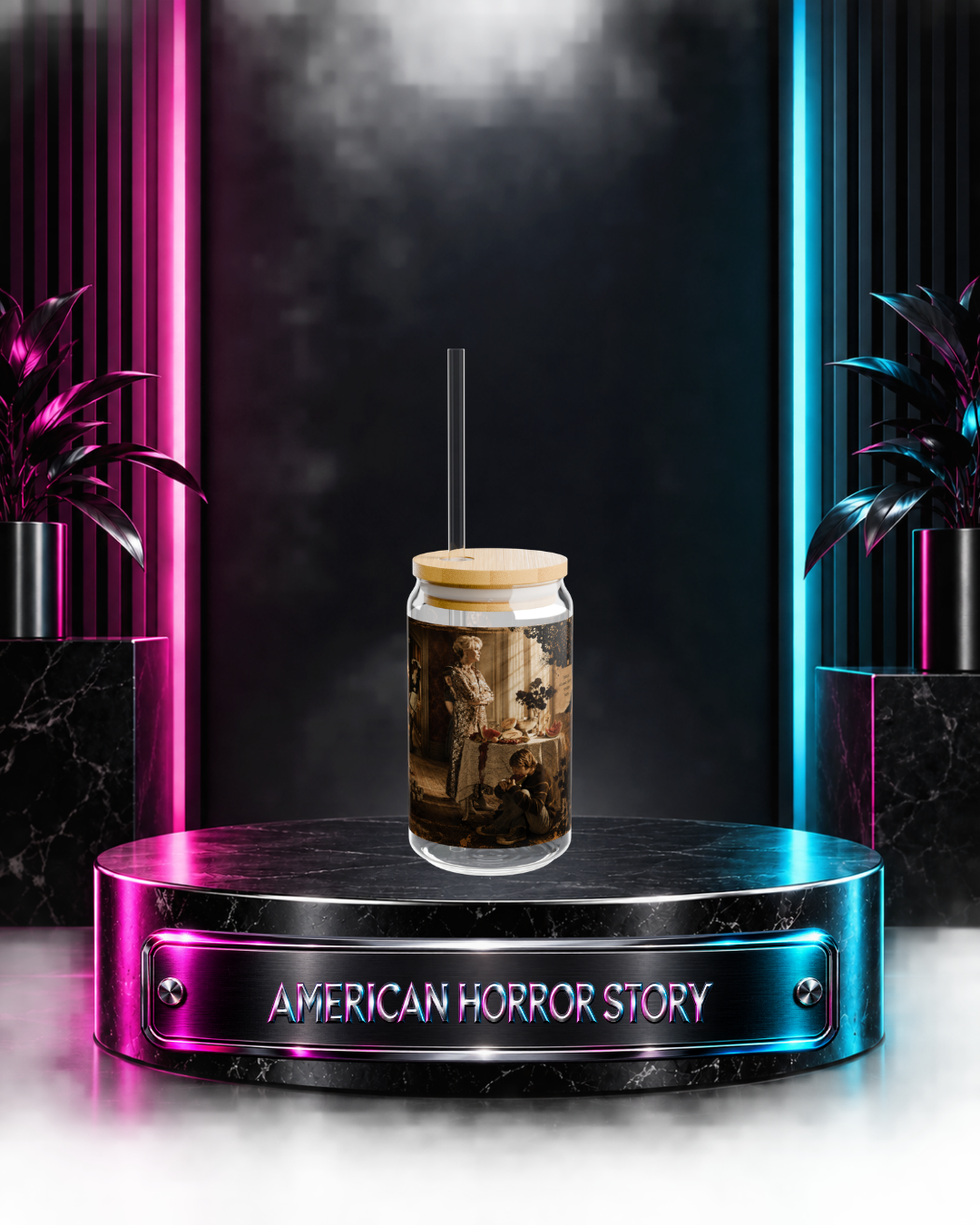 AHS: Murder House — We All Have Our Secrets | 16oz Glass Can