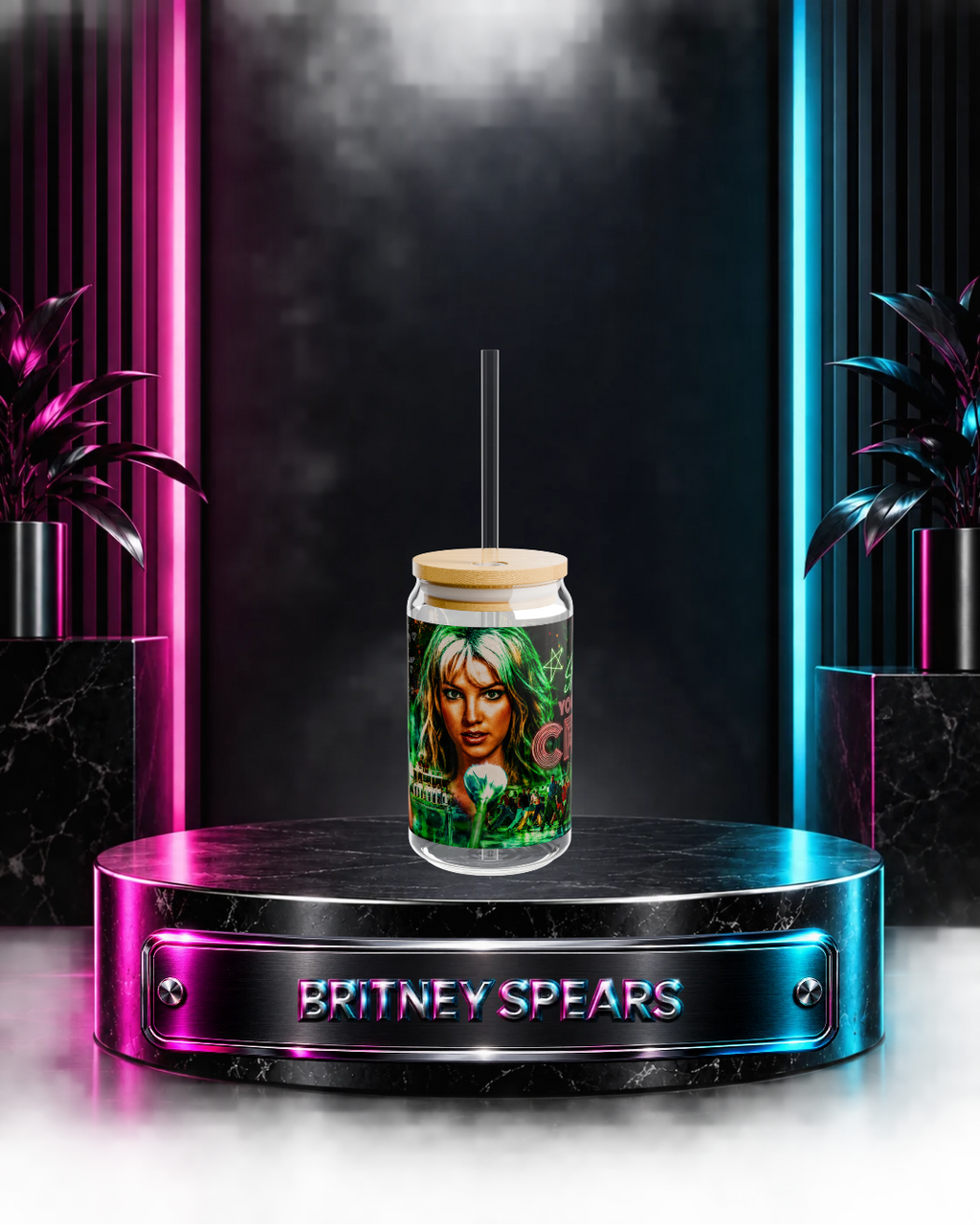 Britney Spears — Drive Me Crazy Music Video | 16oz Glass Can