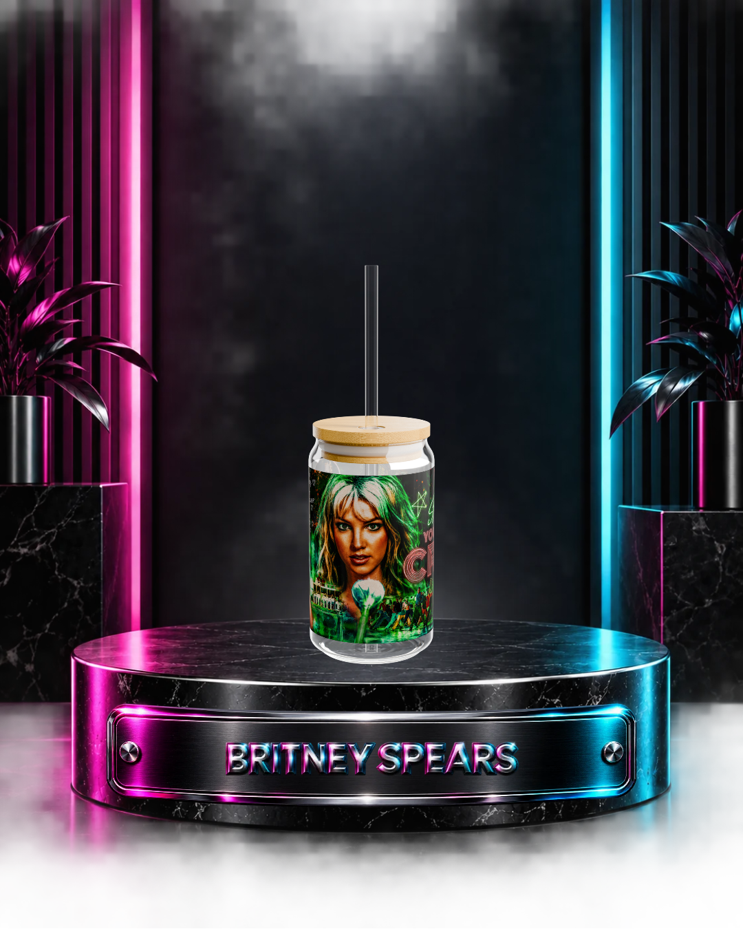 Britney Spears — Drive Me Crazy Music Video | 16oz Glass Can