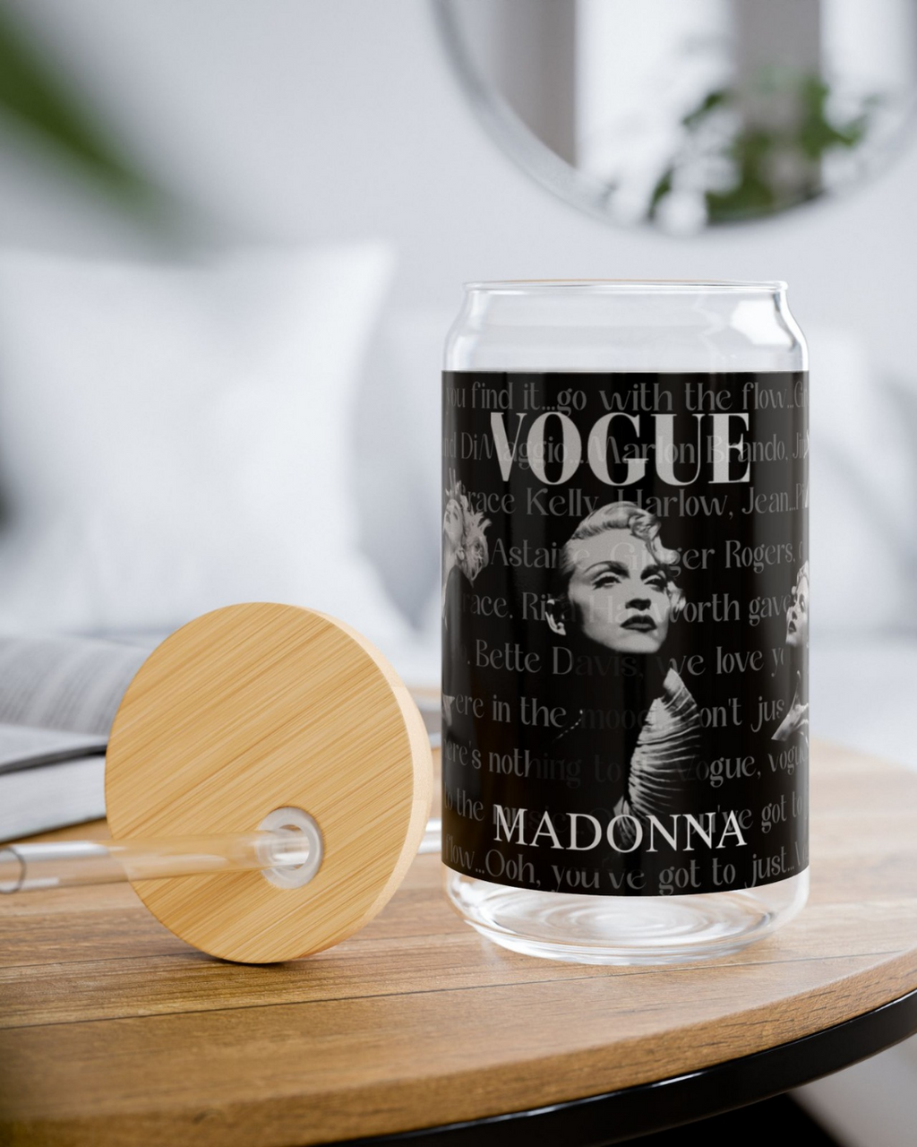 Madonna — Vogue Music Video | 16oz Glass Can