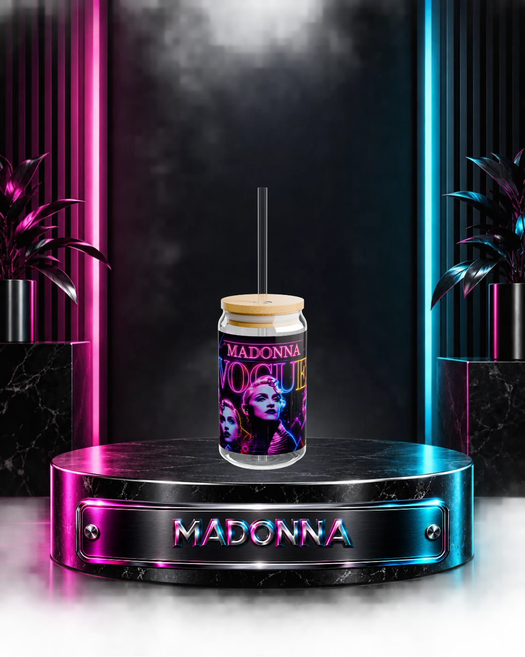 Madonna — Vogue Neon Mix | 16oz Glass Can