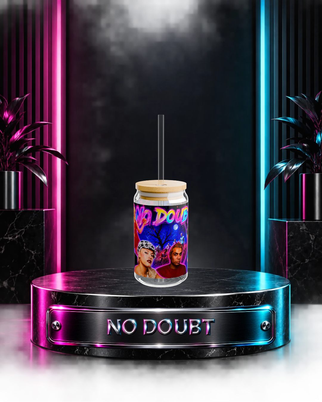 No Doubt — Neon Tragic Kingdom | 16oz Glass Can