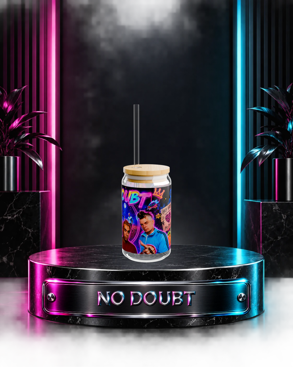 No Doubt — Neon Tragic Kingdom | 16oz Glass Can