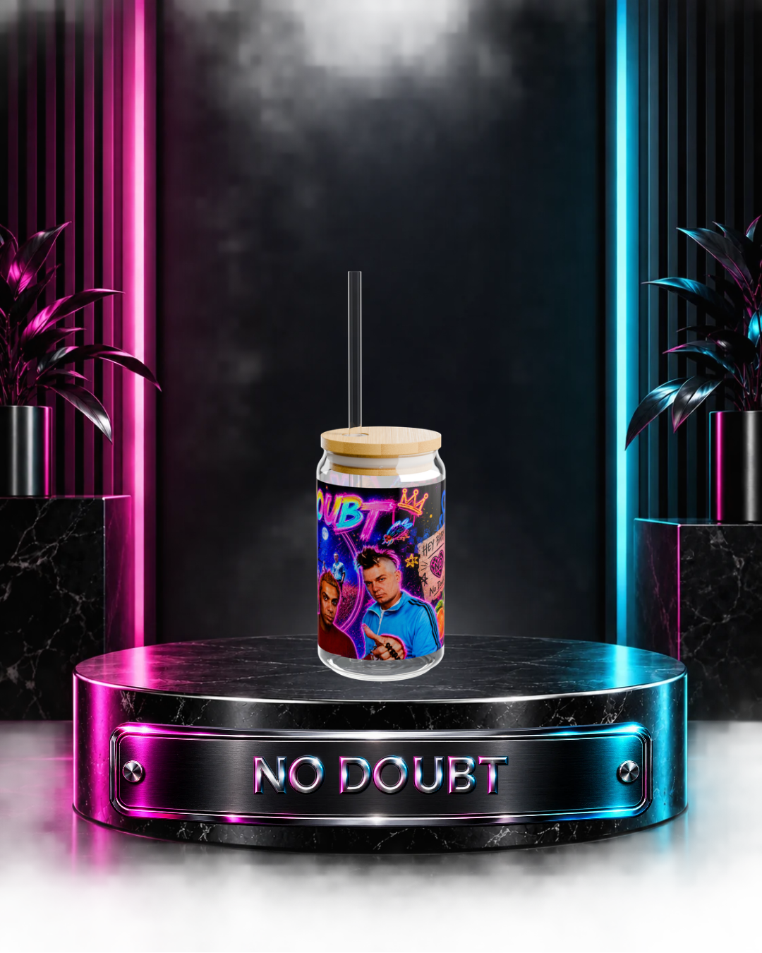 No Doubt — Neon Tragic Kingdom | 16oz Glass Can