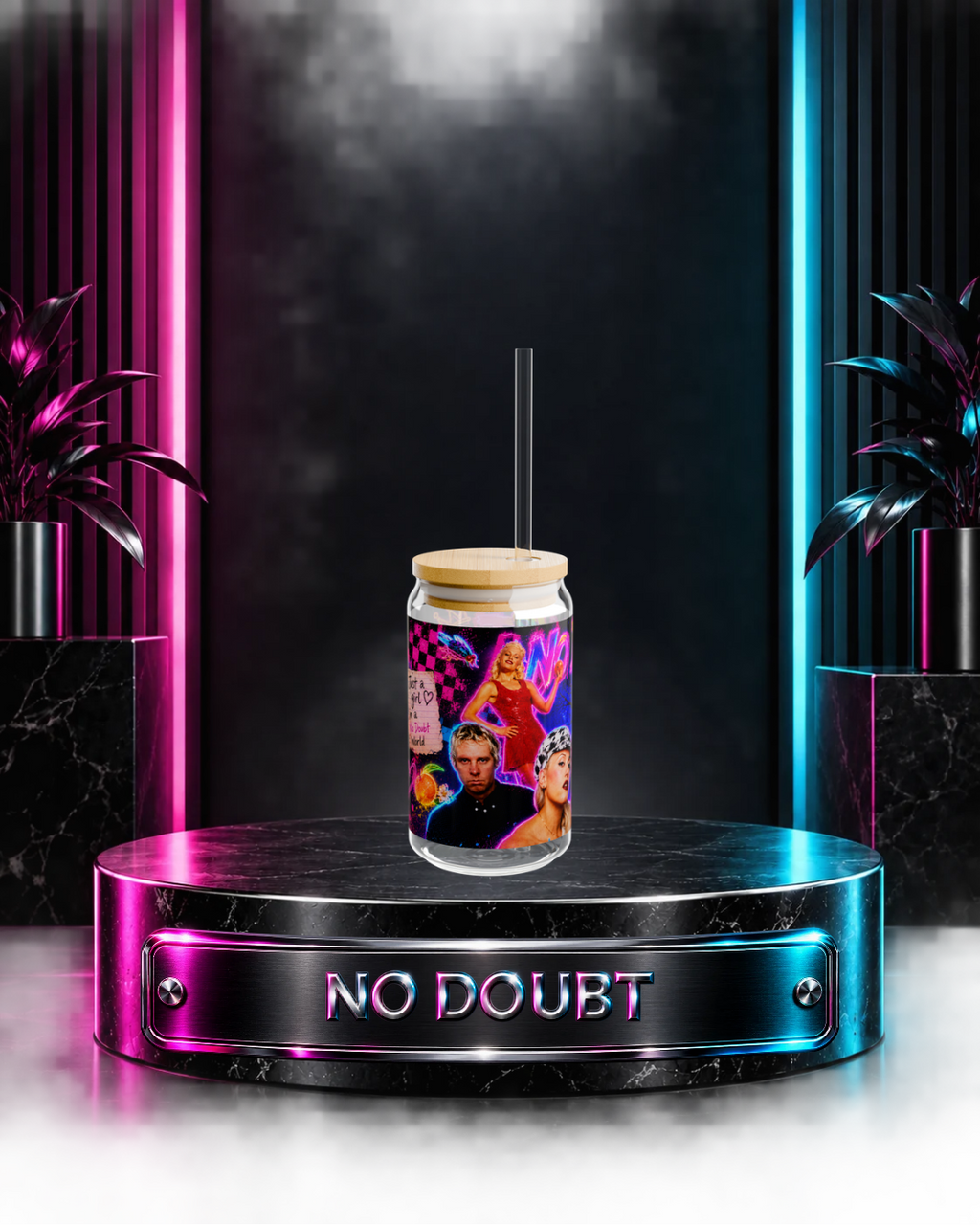No Doubt — Neon Tragic Kingdom | 16oz Glass Can