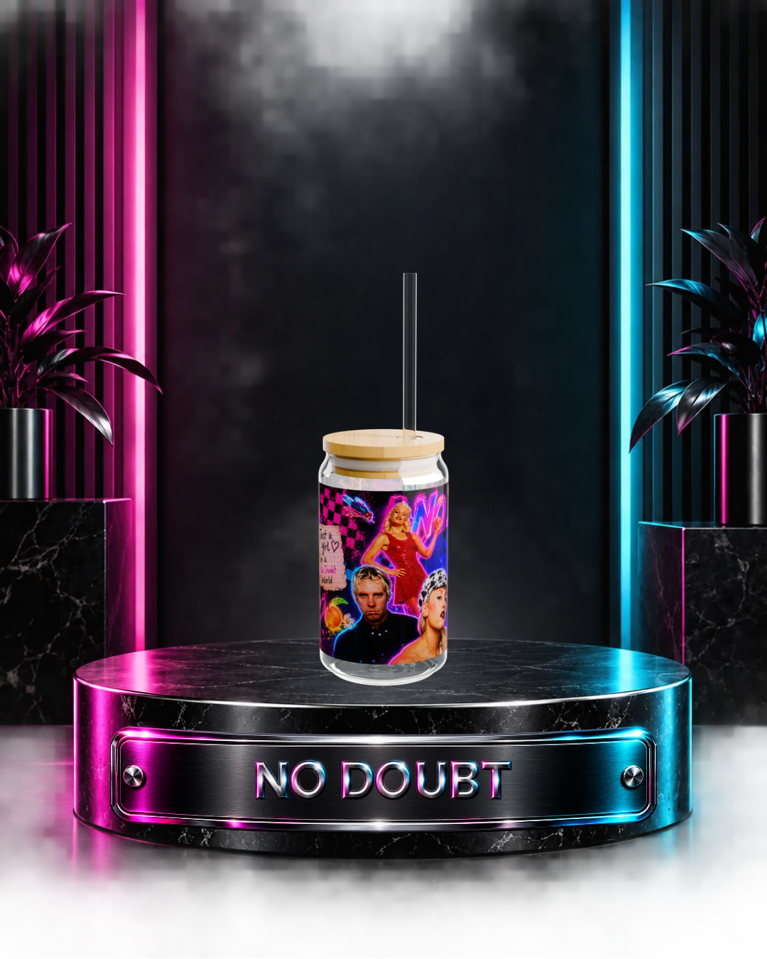 No Doubt — Neon Tragic Kingdom | 16oz Glass Can