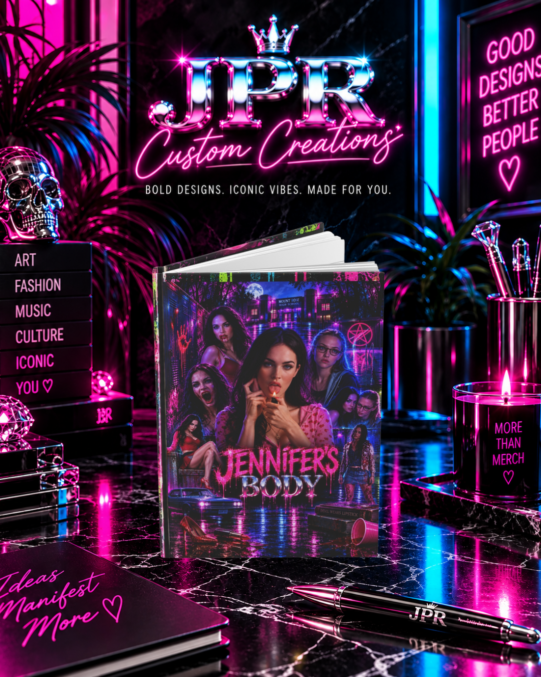 Jennifer's Body — Pretty Little Monster | Hardcover Journal Matte (Lined)