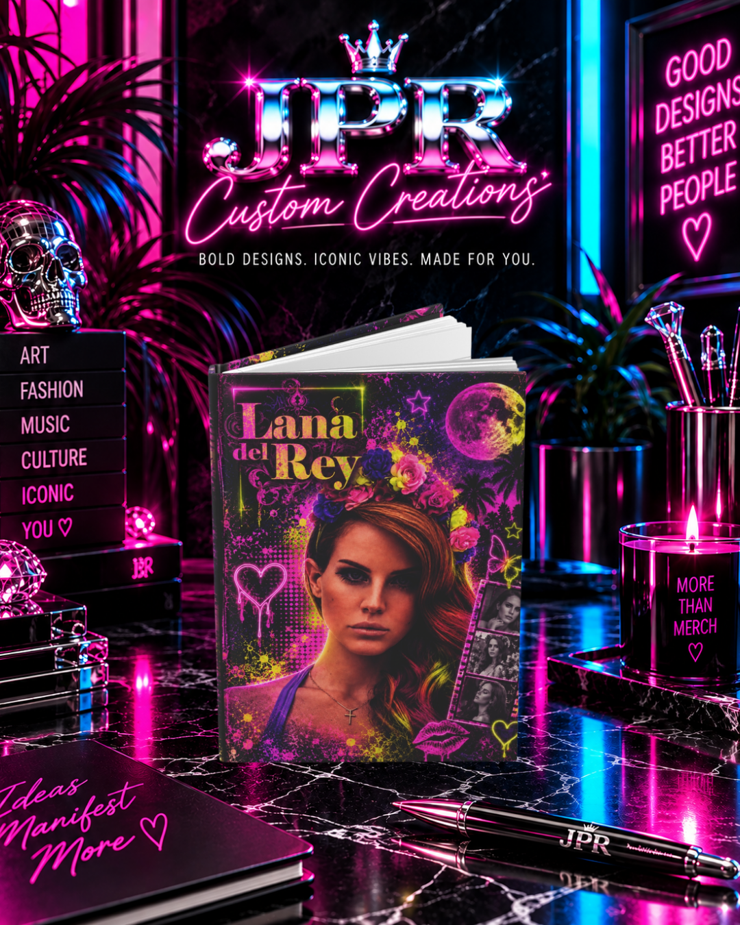 Lana Del Rey — Neon Heartbreak | Hardcover Journal Matte (Lined)