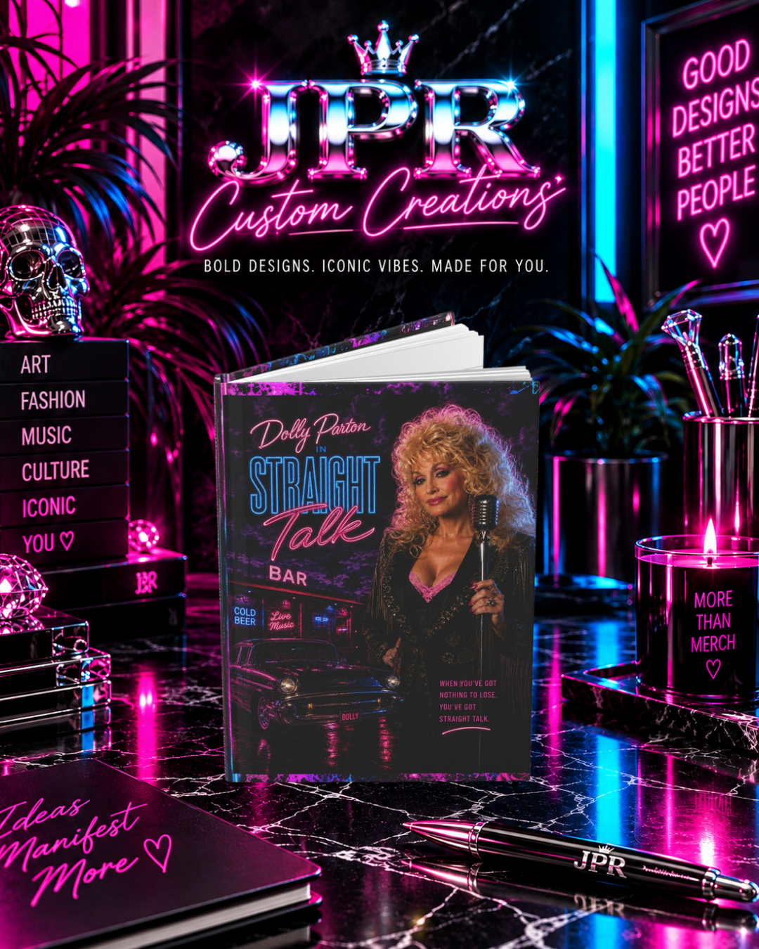Dolly Parton — Straight Talk | Hardcover Journal Matte (Lined)