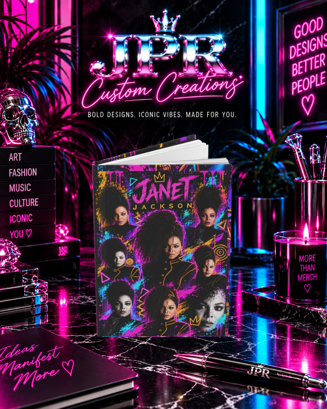 Janet Jackson — Control | Hardcover Journal Matte (Lined)