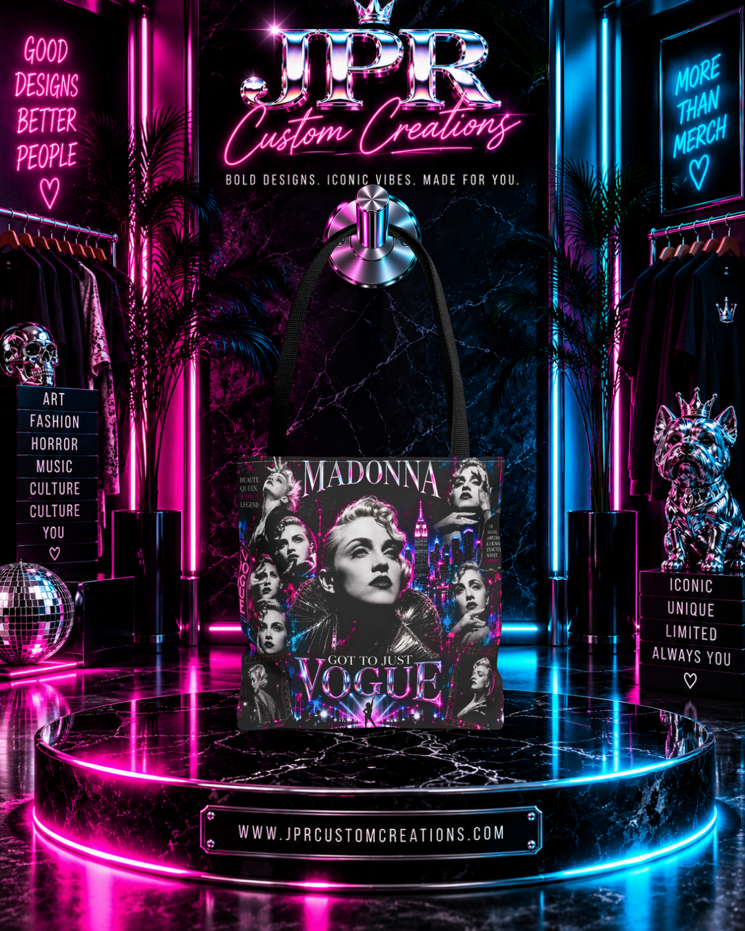 Madonna — Strike A Pose | Tote Bag (AOP)