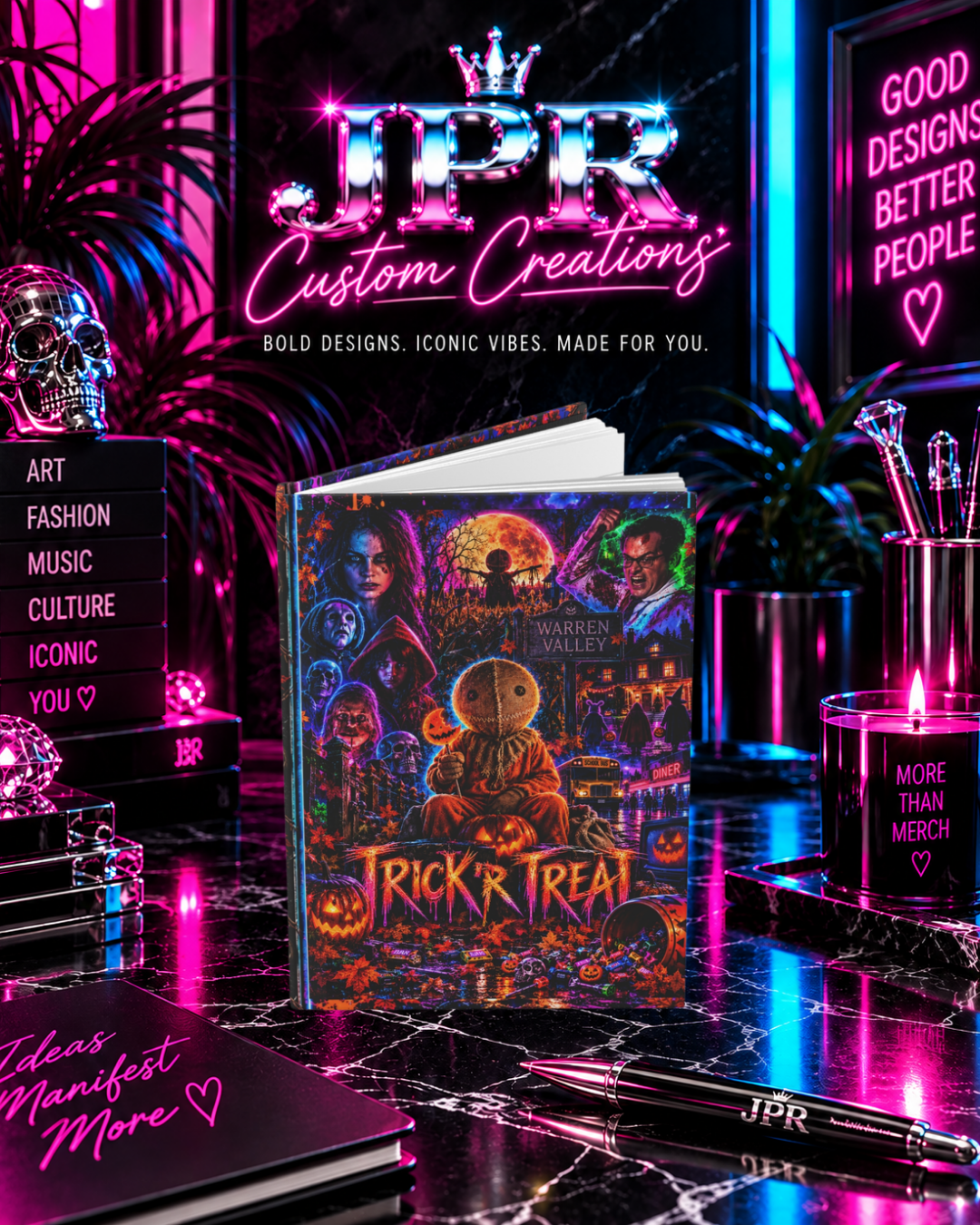 Trick R' Treat — Carnival of Shadows | Hardcover Journal Matte (Lined)