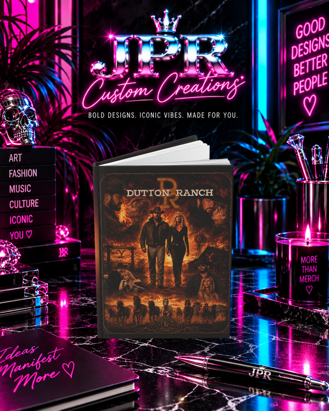 Dutton Ranch — Fire & Bloodlines | Hardcover Journal Matte (Lined)