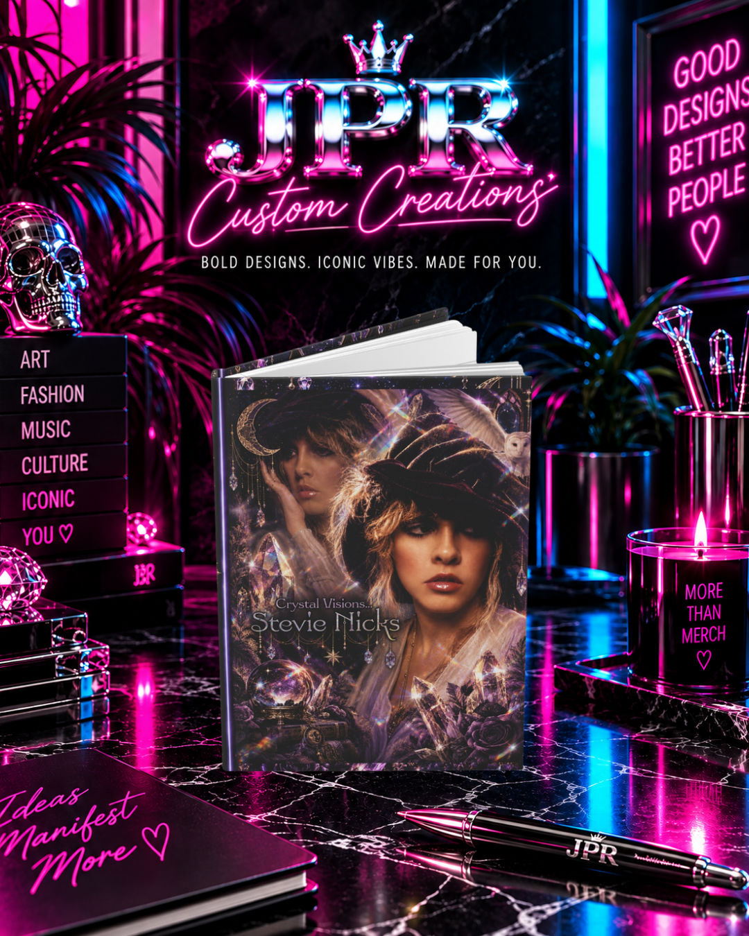 Stevie Nicks — Crystal Visions | Hardcover Journal Matte (Lined)