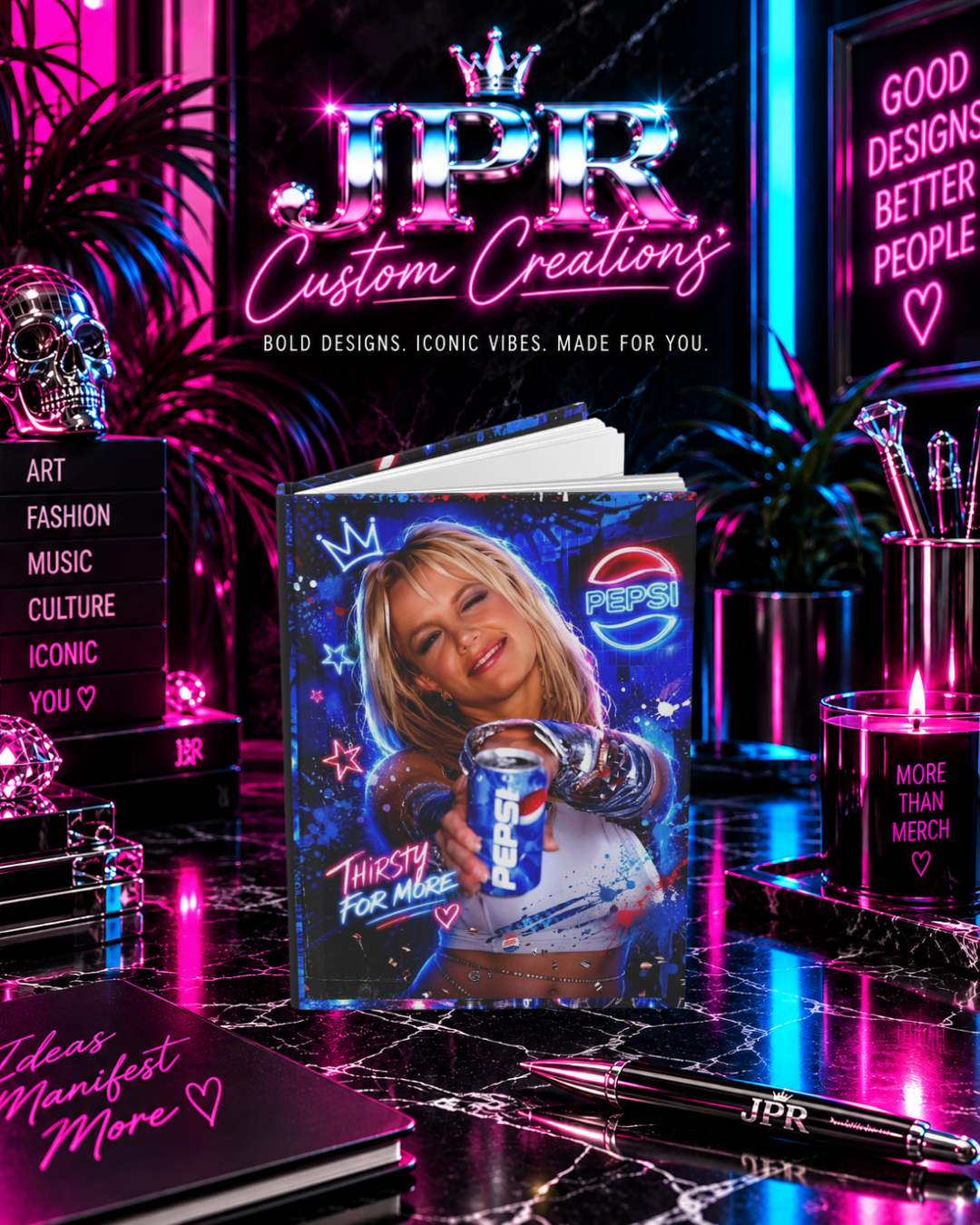 Britney Spears — Thirsty For More | Hardcover Journal Matte (Lined)