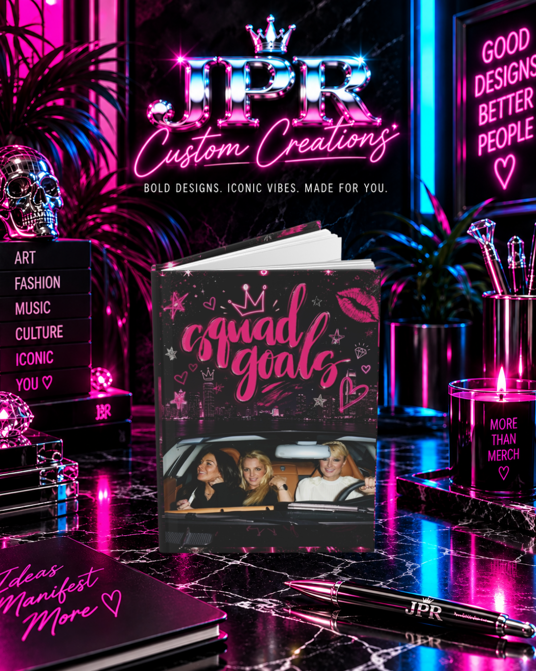 Britney, Lindsay, & Paris — The Holy Trinity | Hardcover Journal Matte (Lined)