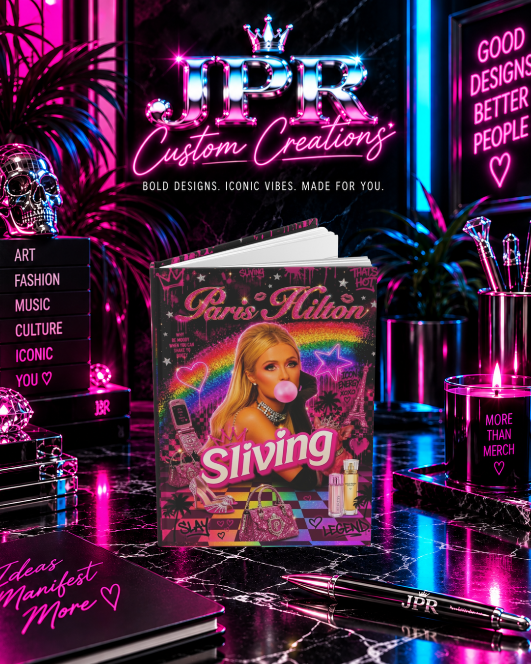 Paris Hilton — Bubblegum Sliving | Hardcover Journal Matte (Lined)