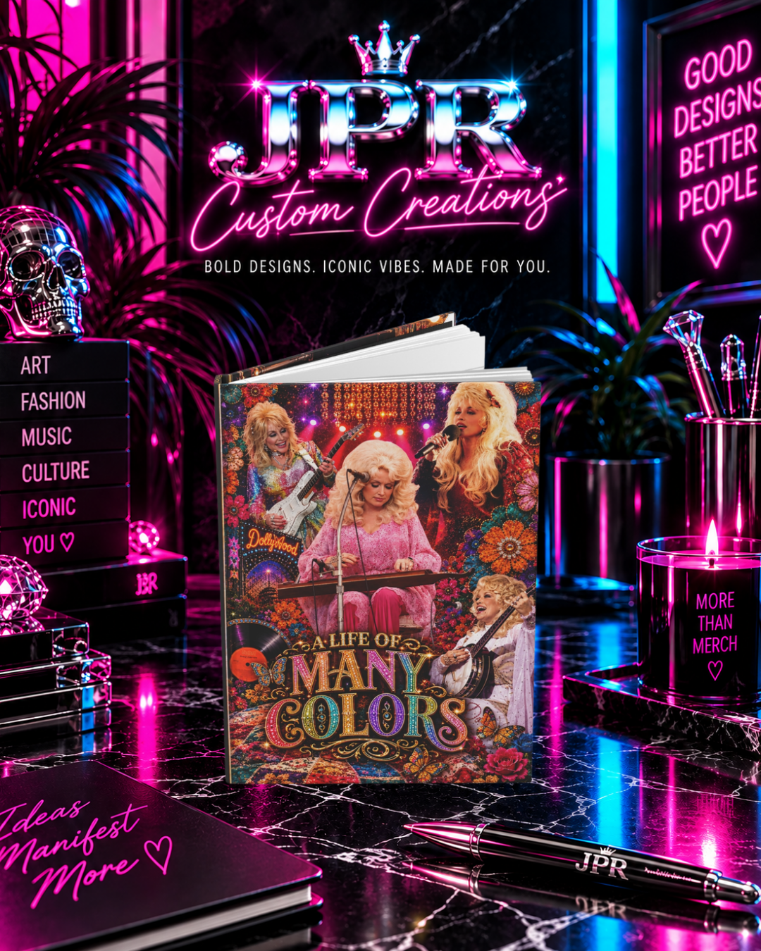 Dolly Parton — Life Of Many Colors | Hardcover Journal Matte (Lined)