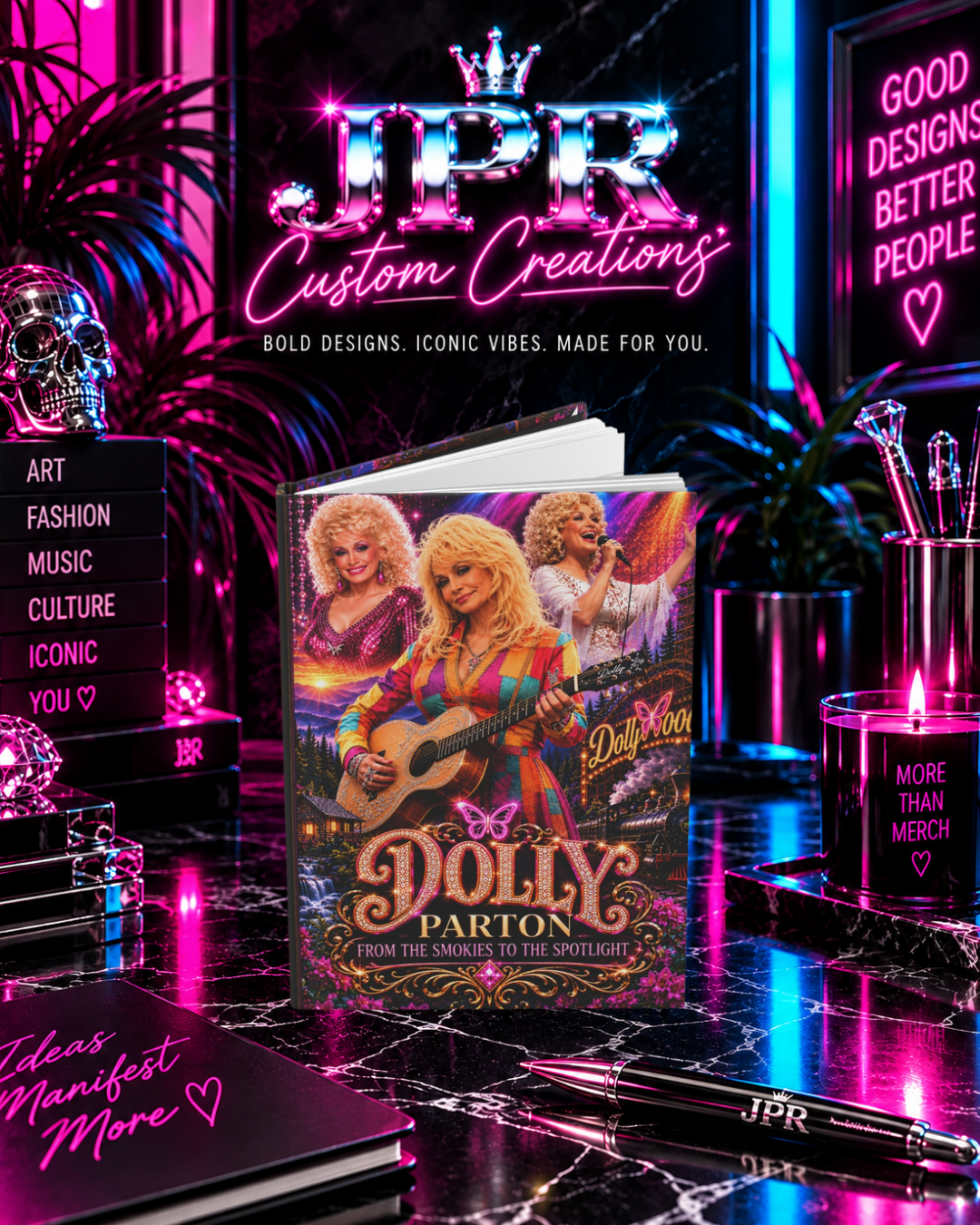 Dolly Parton — From The Smoky's To The Spotlight | Hardcover Journal Matte (Lined)