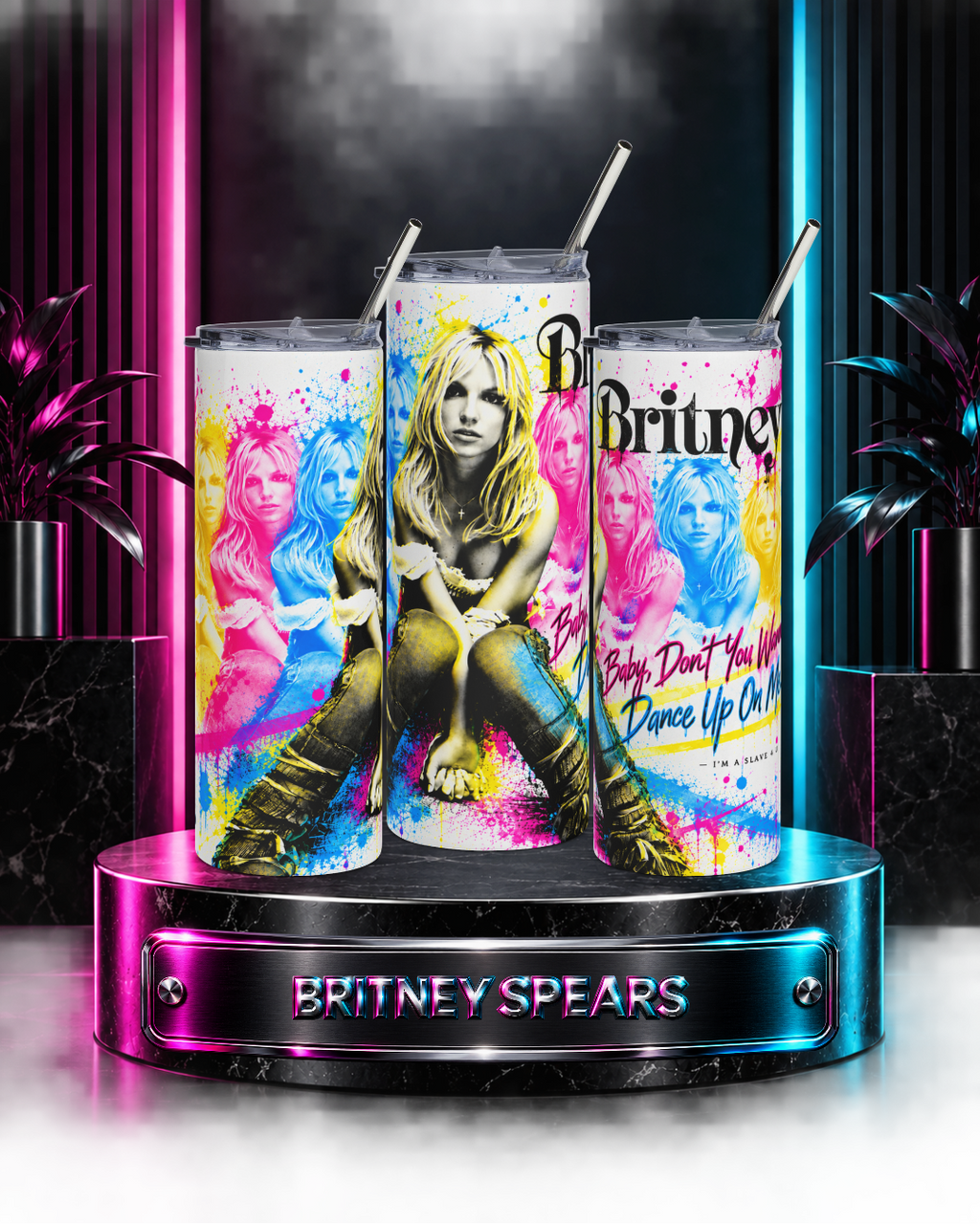 Britney 25th Anniversary – Dance Up On Me – 20oz Tumbler